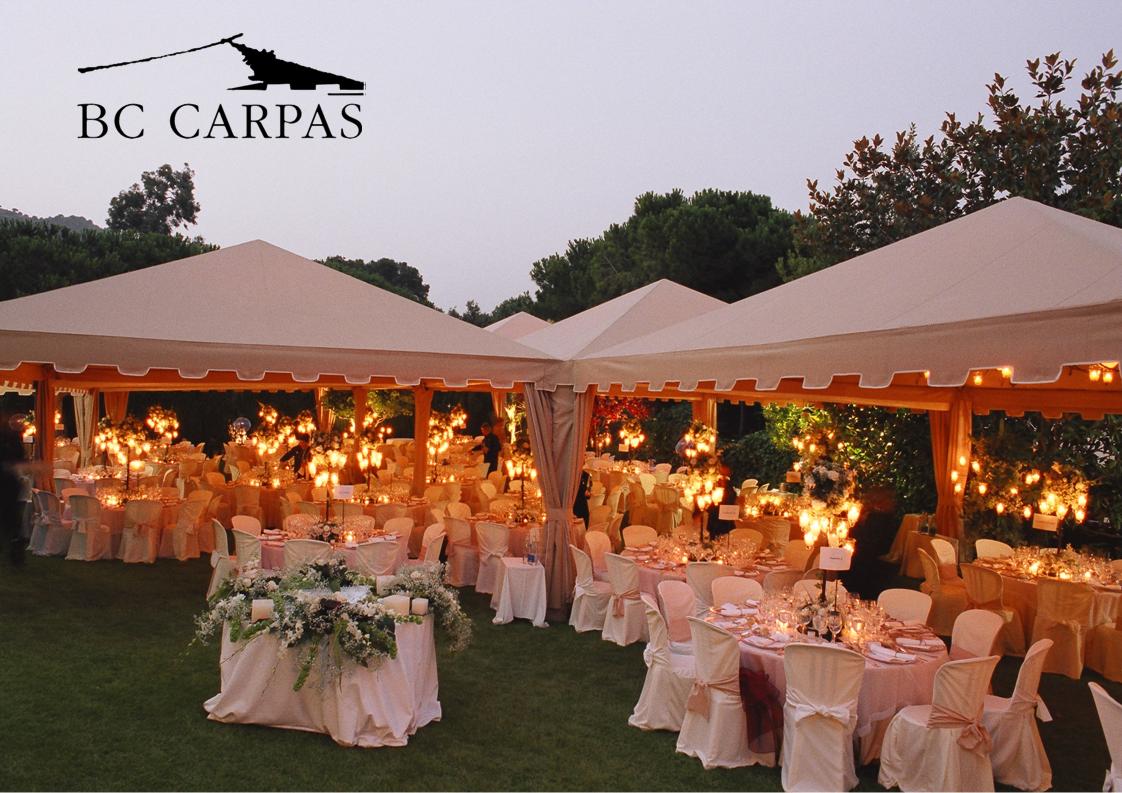 BC Carpas con preparativos de boda